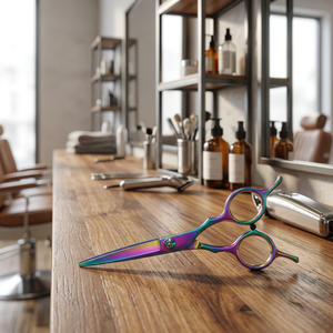 Ciseaux de coiffure professionnels pour Salon, outil pour coupe de cheveux lisses en acier inoxydable, 1 pièce - Product Image 3