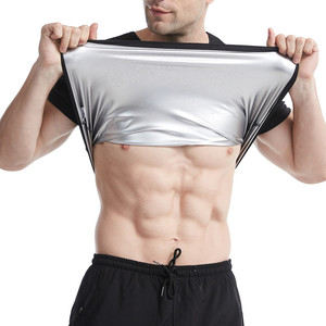 Tuta da Sauna per <span class=keywords><strong>Uomo</strong></span>, Modellante Termico, Canotta Dimagrante, Maglia Compressiva per Fitness e Allenamento - Product Image 4