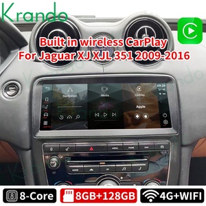 Krando 10,25 "<span class=keywords><strong>Android</strong></span> Car Radio para Jaguar XJ XJL 2009-2016 Auto estéreo navegación GPS Multimedia inalámbrico CarPlay 4G tarjeta SIM - Product Image 3