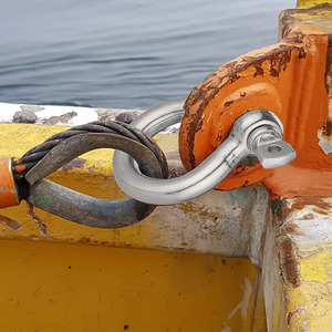High Quality Hot Galvanized <b>Bow</b> Shackle European Type for Mining & Heavy Industry ISO9001 Certified Shackle Bolt Shackle Stainle - Product Image 6