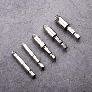 Screw Extractor Set 0 1 2 3 4 Metric Alloy Steel Industrial Grade Home Use Broken Screw <b>Removal</b> Tool Kit - Product Image 3
