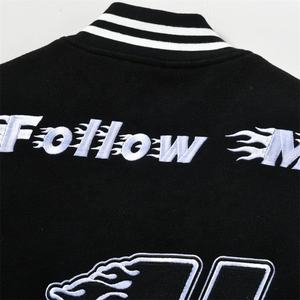 Chaqueta Americana de Lujo Personalizada, Estilo Retro, Informal, Vintage, Y2k, Cortavientos, Chaqueta Universitaria para Hombre - Product Image 3