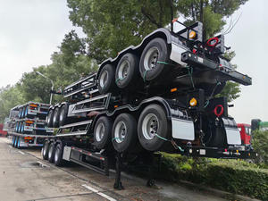Semi-remorque châssis porte-conteneurs léger 40 pieds 20 pieds, faible consommation de carburant, transport économique - Product Image 5