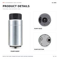 Pompe à carburant électrique 12V hors-boucle de production 23220-75040 23220-0H071 pour Toyota Corolla Camry Hilux 85LPH Pièces détachées automobiles OEM ODM