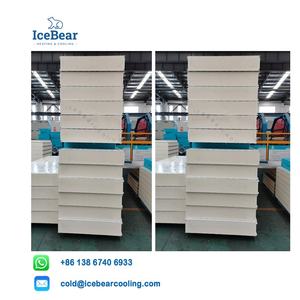 304ステンレス鋼スリップジョイントPUパネルFM PIRサンドイッチパネル付きドライブイン冷蔵室建設/食品保管用 - Product Image 6