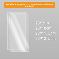 Recharges de pièges collants pour insectes transparents 23x9cm 23x10cm 23x11.5cm 23x12.5cm, Plaque de colle haute adhérence physique pour lampe anti-insectes d'intérieur