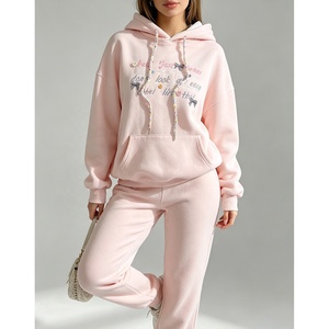 <span class=keywords><strong>Sudadera</strong></span> con Capucha Casual para Mujer, Personalizada con Logotipo, <span class=keywords><strong>de</strong></span> Alta Calidad, al por Mayor, Adecuada para Otoño e Invierno, Estilo Holgado - Product Image 5