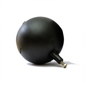Esfera Redonda de Plástico Negra de 150 mm para Flotadores de Pesca - Product Image 3