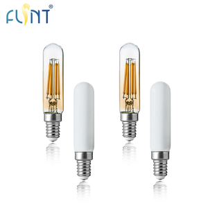 Kualitas tinggi T20 4W 400LM bohlam filamen Tubular <span class=keywords><strong>LED</strong></span> E14 Base 220VAC badan kaca bening tidak berkedip bohlam lampu <span class=keywords><strong>LED</strong></span> filamen CE UKCA - Product Image 1