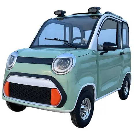 Small car electric affordable four-wheeled electric vehicle, 2-door 4-seater electric mini car, pure electric