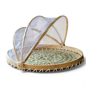 Couvre-plat artisanal classique en nacre naturelle pour la protection et la décoration de la table à manger et de la maison, provenant du Vietnam - Product Image 1