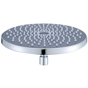 Ensemble de douche de forme ronde SH-20063 Pommeau de douche supérieur en ABS gris foncé chromé - Product Image 2
