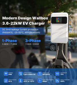 Cargador de Vehículos Eléctricos de 11 kW CA, Tipo 2, Trifásico, 16 A, Estación de Carga Inteligente para el Hogar - Product Image 2