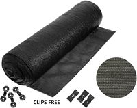 Filet d'ombre agricole tricoté en HDPE de haute qualité noir blanc plusieurs couleurs tissu d'ombre extérieur fini UV en rouleau échantillon gratuit