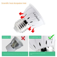 Ampoule LED E27 pour la croissance des plantes, spectre rouge-bleu 220V, 48-80 puces Epistar pour plantes succulentes, fleurs et semis d'intérieur