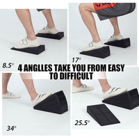 Cale de levage de terre à rampe à squat réglable personnalisée planche inclinée Epp mollet civière planche inclinée pour bloc de squats
