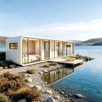 Maison préfabriquée Apple Cabin avec chambre à coucher, chambre d'hôtel capsule préfabriquée, pod de couchage