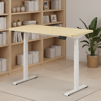 Bureau de travail électrique réglable en hauteur pour ordinateur, poste de travail moderne ergonomique pour la maison, table d'étude assis-debout