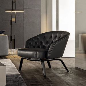 Moontree Modern Uniek Ontwerp Roestvrijstalen Woonkamer Meubilair Enkele Bank En Fauteuil - Product Image 2