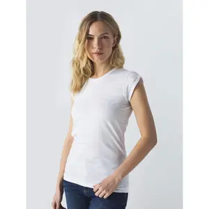 T-shirt in tessuto slub da donna, merchandising personalizzato - Product Image 3