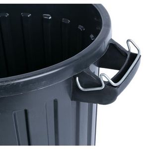 Vườn janitorial cung cấp màu xám đen trắng tròn nhà bếp chất thải Thùng rác Thùng rác Thùng rác thương mại - Product Image 4