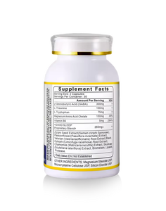 Suplementos para Dormir para Adultos, Tabletas de Melatonina de 5 mg y 10 mg, Mejoran la Memoria y el Sueño, 2 Tabletas por Porción, Capacidad de la Botella de 500 mg - Product Image 4