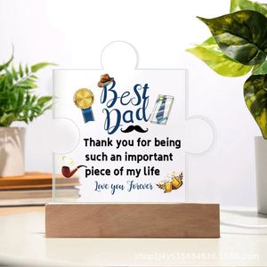 Father's Day Gifts Unique Thoughtful Novelty Birthday Anniversary <b>Acrylic</b> <b>Block</b> Puzzle Fathers Gift for Dad - Product Image 4