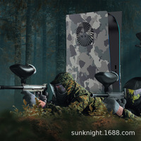 Cache de console de camouflage pour lecteur optique en ABS avec trous de dissipation thermique pour accessoires de jeu de protection