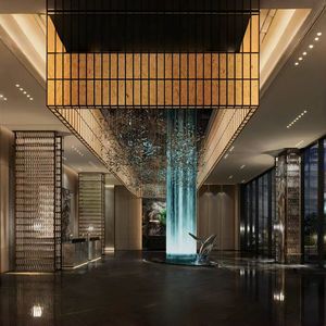 Alta qualità Custom oro e acciaio inox decorazione metallo divisori di Design moderno muro divisorio - Product Image 6