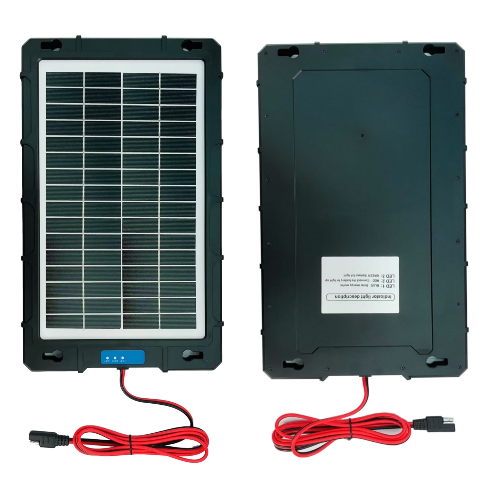 <strong>12V</strong> 12W Portable Waterproof <strong>Solar</strong> Panel <strong>Battery</strong> Trickle <strong>Charger</strong> Maintainer for <strong>Car</strong> Motorcycle Boat Marine RV Trailer