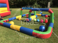 Piste de jeux de sport gonflable en gros d'usine de haute qualité pour vélo piste de course gonflable pour auto tamponneuse pour quad