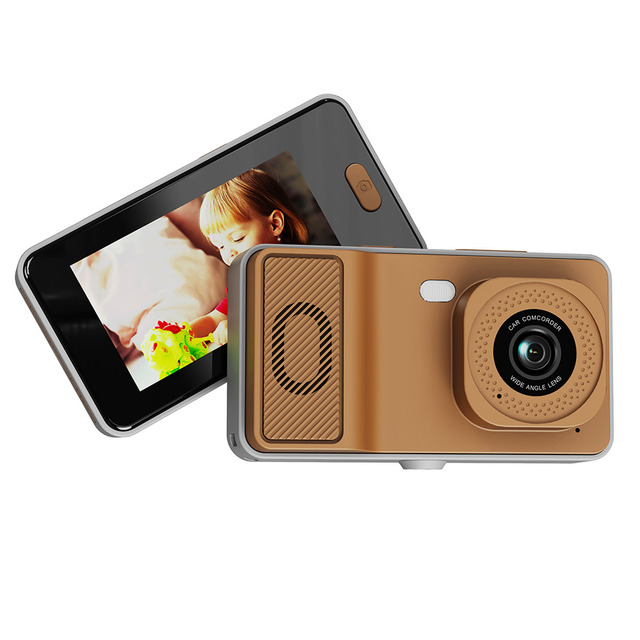 Portable Mini Digital Camera 3.0 Inch Touch IPS Display 16x Digital Zoom 4K 1080p Video Type-C Charging CMOS Sensor Face