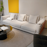 Sofá Seccional de Lujo para Sala de Estar, Sofá Italiano, Sofás Elegantes, Juego de Muebles de Sofá Moderno