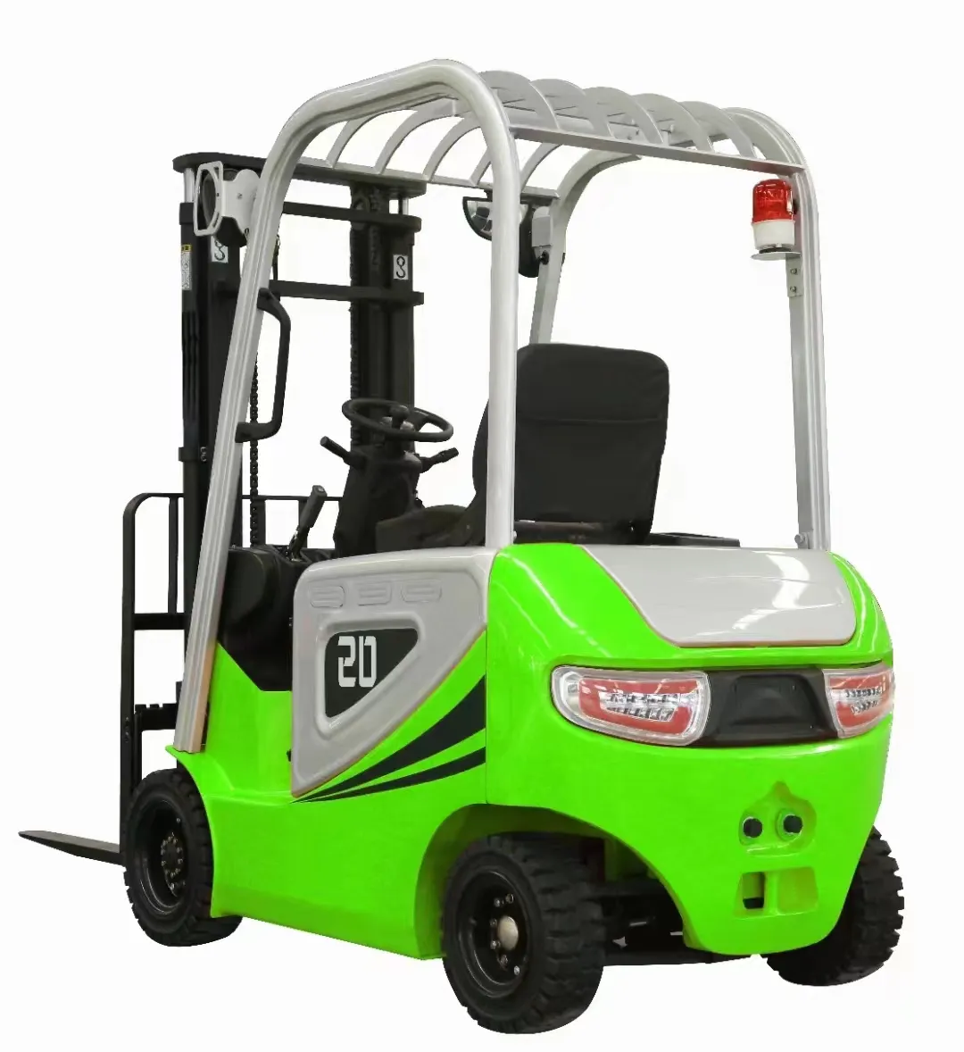 Forklift baterai penggerak roda listrik Tiongkok 2 ton 1.5 ton