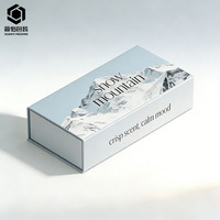 Boîte cadeau personnalisée en carton de luxe, magnétique, faite à la main, recyclable, design gaufré, matériaux recyclés, doublure en éponge, cosmétique