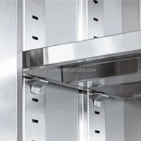 Chariot de service alimentaire isotherme en acier inoxydable pour hôpitaux, cliniques et maisons de retraite