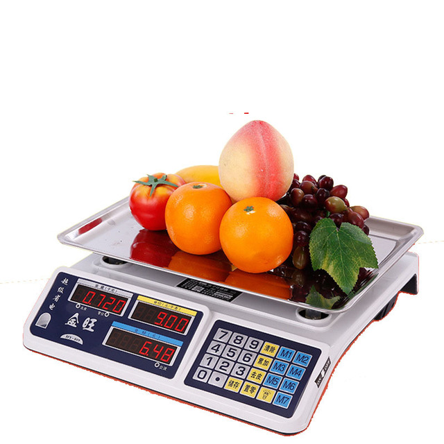 Manufacturer Wholesale Sale ACS-30 Electronic LCD Fruit Pricing Bench Scale 30kg Accuracy 0.01g Supermarket Counting Scale