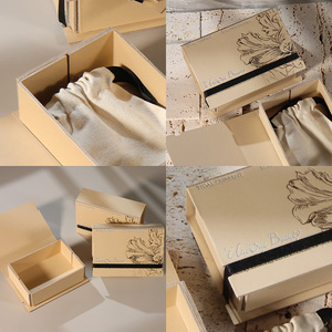 Customized Luxury Paper Gift <b>Box</b> for Necklaces and Jewelry Recyclable <b>Book</b>-Style Design for an Exquisite Luxury Touch - Product Image 2