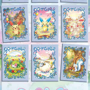 Set di Carte Misteriose Pokémon Anime Peel-Off, Stampa Artistica Giclée, Poster per Arredamento Sala Giochi, Oggetto <span class=keywords><strong>da</strong></span> Collezione, Vendita all'Ingrosso - Product Image 4