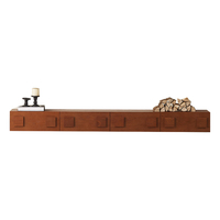 Meuble TV en bois massif 2026, sur mesure, moderne, à poser au sol, avec rangement pour téléviseurs 65 pouces et plus, table basse, pour chambre, salon, usage domestique