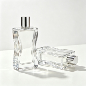 ขวดน้ำหอมดีไซน์หรูทรงเหลี่ยม 100 มล. จากคลังสินค้าขายส่งในสหรัฐอเมริกา แบบ EDP EDT ติดทนนาน 12 ชั่วโมง ฝาเกลียวแบบสเปรย์ รุ่นแก้วสแตนเลส - Product Image 1
