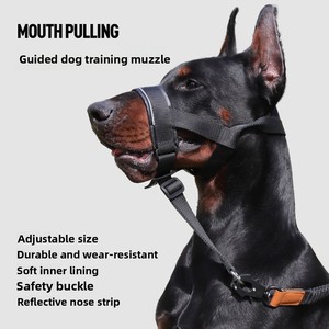 Muselière Réfléchissante Ajustable en Tissu pour <span class=keywords><strong>Chien</strong></span>, Anti-Morsure, Anti-Aboiement, pour l'Entraînement, pour Chiens <span class=keywords><strong>de</strong></span> Taille Moyenne à Grande - Product Image 5