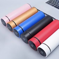 Bouteille isotherme portable pour café et thé avec filtre, souvenirs de mariage, tasses personnalisées, affichage intelligent de la température, gourde isotherme sous vide