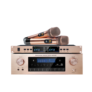 Ensemble de karaoké intelligent de bonne Chine Amplificateur blanc Haut-parleur avec microphone sans fil Connectivité TV et cinéma maison - Product Image 4