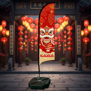 Bandiera da Spiaggia Multifunzione per Concerti all'Aperto, Produzione Ecosostenibile, Alta Sicurezza, Non Tossica, Resistente al Vento - Product Image 2