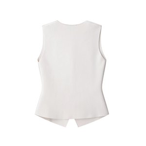 Loveda Venta al por Mayor Europa Estados Unidos <span class=keywords><strong>Chaleco</strong></span> de <span class=keywords><strong>Jersey</strong></span> de Color Sólido con Botones Estilo Y2K para <span class=keywords><strong>Mujer</strong></span>, Moda de Verano - Product Image 5