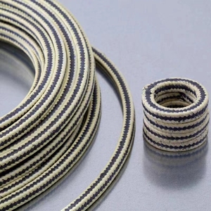 Aramid <span class=keywords><strong>Graphite</strong></span> <span class=keywords><strong>PTFE</strong></span> hỗn hợp dệt đóng gói nhiệt độ cao và áp suất cao niêm phong đóng gói - Product Image 2