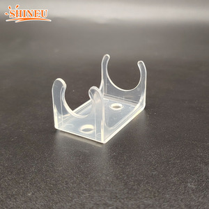 Supports de fixation transparents résistants aux UV – Supports en <span class=keywords><strong>plastique</strong></span> à visser 2700K Blanc chaud doux Design moderne pour éclairage extérieur permanent de fêtes - Product Image 1