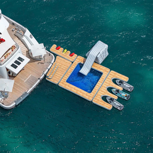 Plateforme aquatique gonflable commerciale, piscine flottante multi-usages pour yachts et zones côtières - Product Image 5