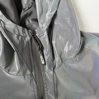 Couleur arc-en-ciel Lumineux Grande Taille Hommes Vestes Réfléchissant Veste Coupe-Vent